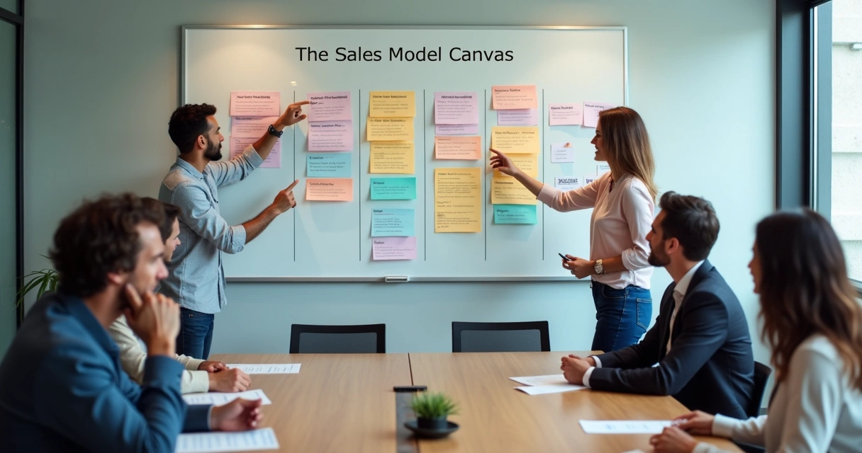 canvas-vendas-b2b-282 Sales Model Canvas: 7 etapas para estruturar seu processo B2B