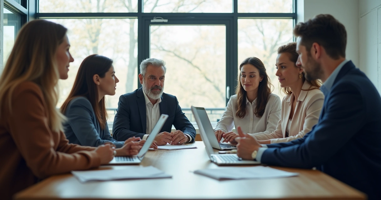clientes-reunidos-mesa-discussao-90 Retenção de Clientes em Vendas B2B: 5 Passos para Começar