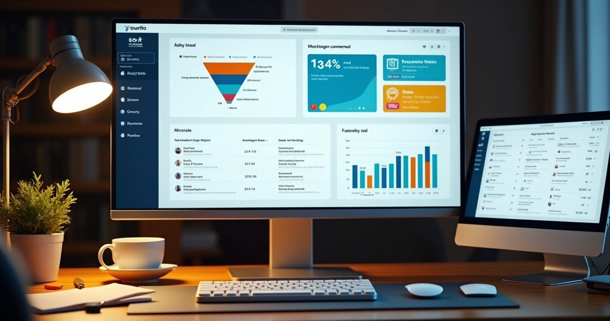 dashboard-crm-vendas-763 Como Construir Playbooks Comerciais Eficientes no CRM