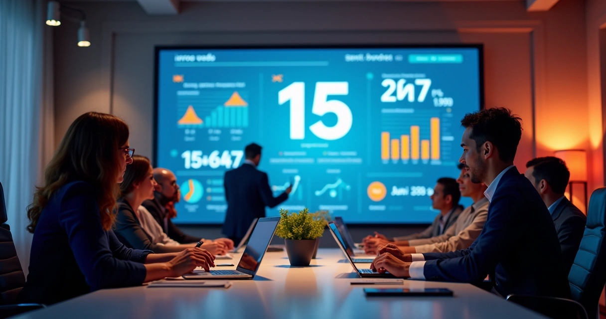 equipe-analisa-kpis-reuniao-971 Relatórios de Desempenho em Vendas: Como Montar o Seu