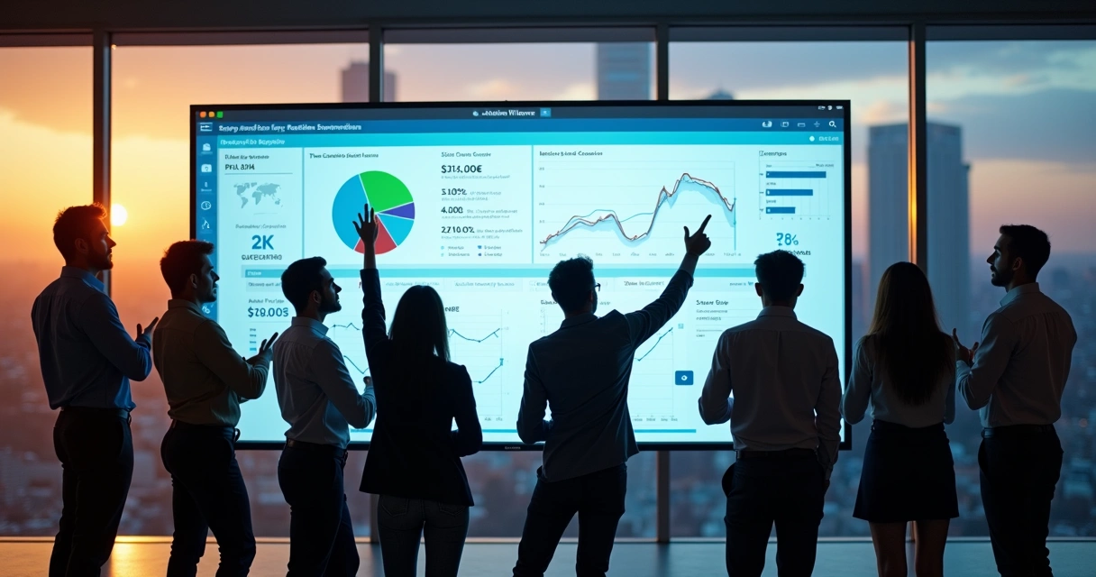 equipe-analisando-tela-resultados-vendas-689 Scorecard Comercial: Como Montar Indicadores Para SDR e Closer