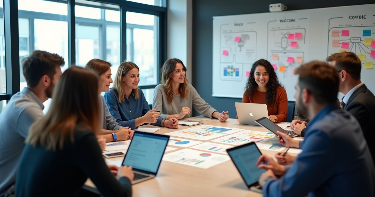 reuniao-equipes-marketing-vendas-887 Como Definir SLA Entre Marketing e Vendas Usando o CRM